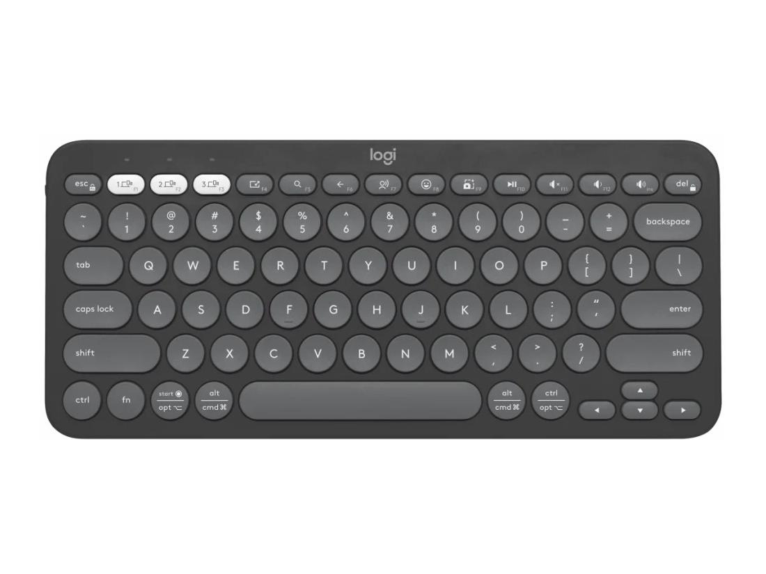 Logitech Slim Minimalist Bluetooth Keyboard with Customizable Keys
