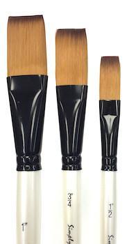 Simply Simmons Short Taklon Brushes