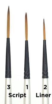 Simply Simmons Short Taklon Brushes