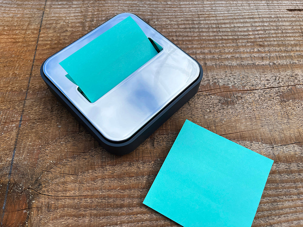 Post-it Pop-up Notes Dispenser for 3 x 3 in Notes - Black Base with Steel Top