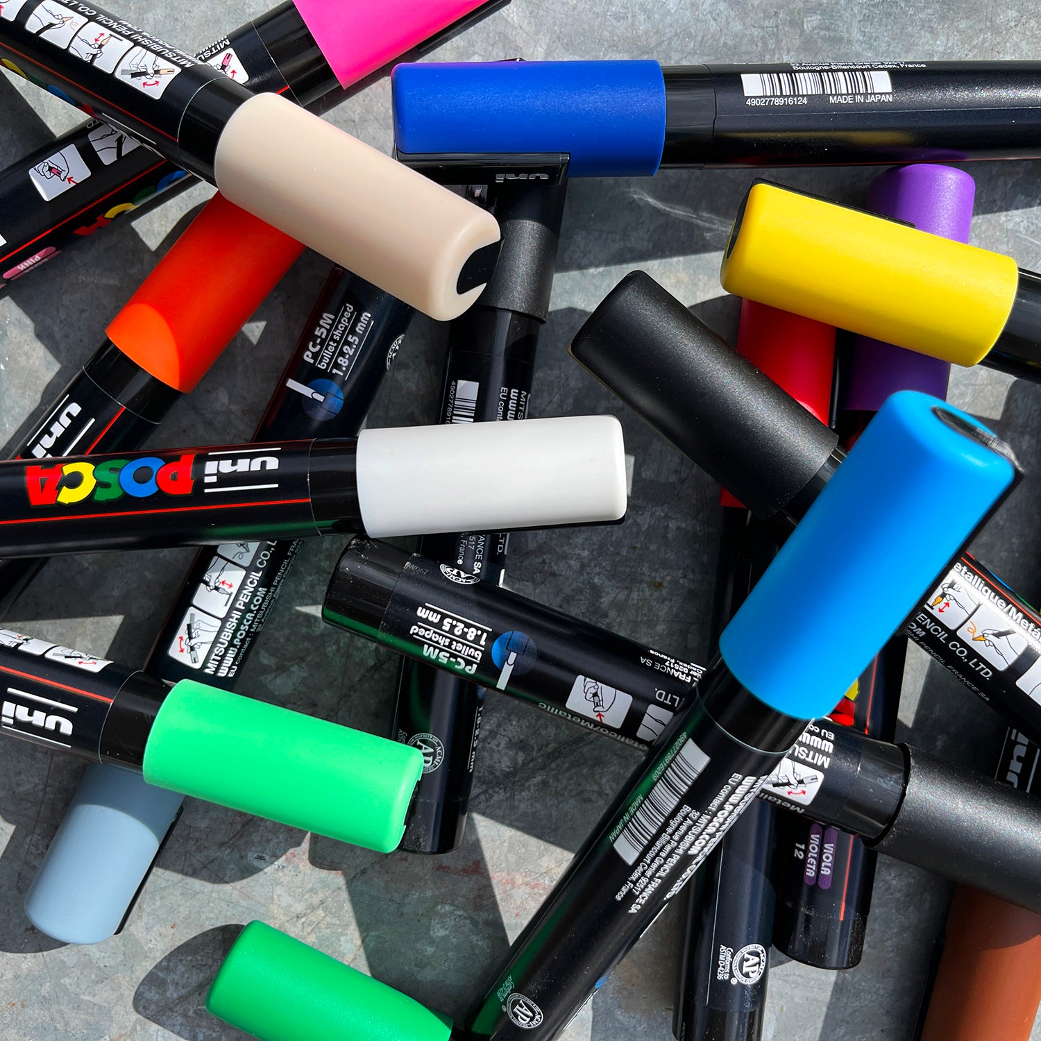 Posca Paint Marker Sets - Water-Based, Multiple Tip Sizes & Color Collections
