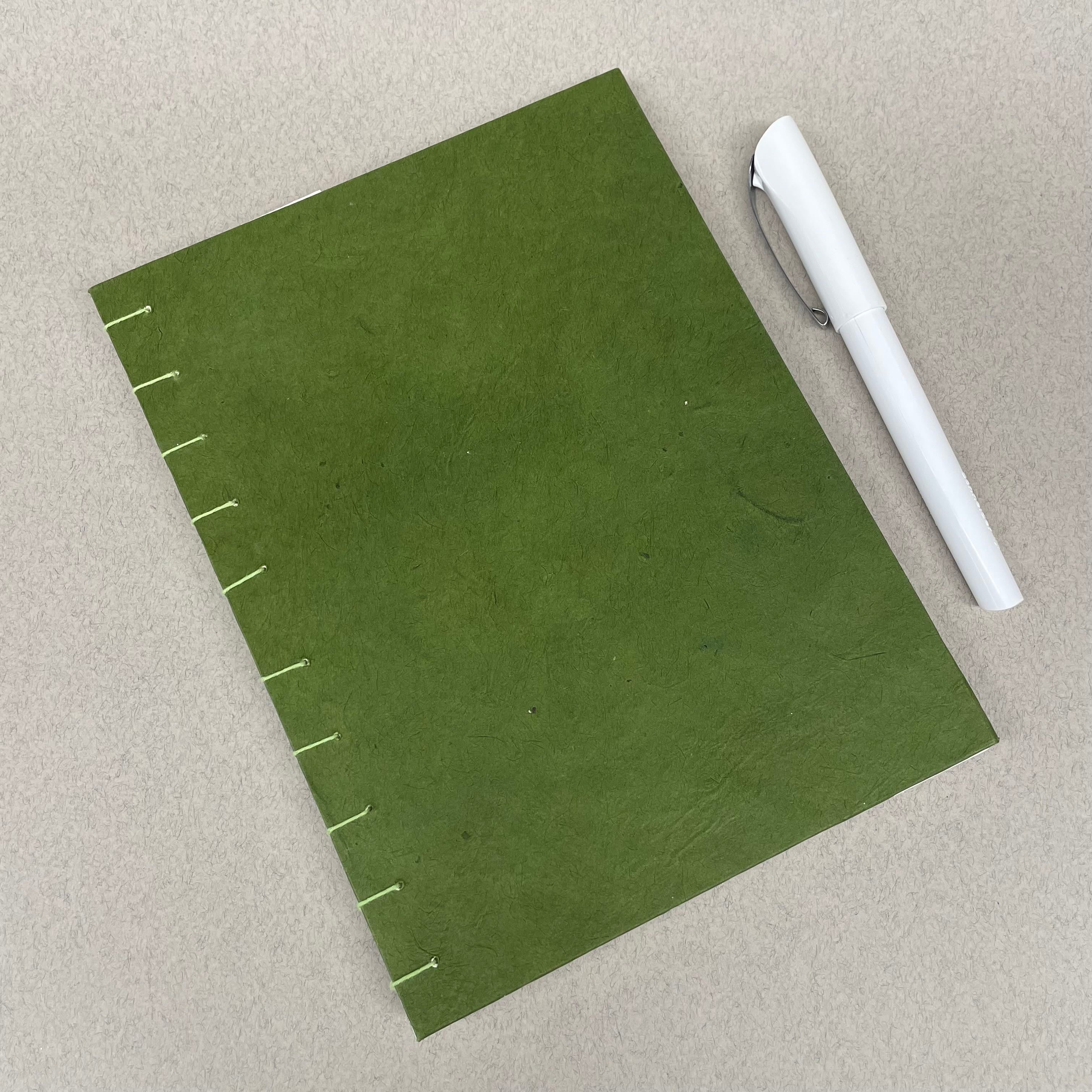 Hand-Bound Sketchbook — 75lb+ Paper, 60 Sheets, Extra Large