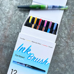 Liquid Watercolour Ink Brush Set