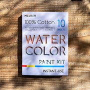 Meeden Instant-Use Watercolour Paint Kit — 24 Colours with Water Brush & Paper