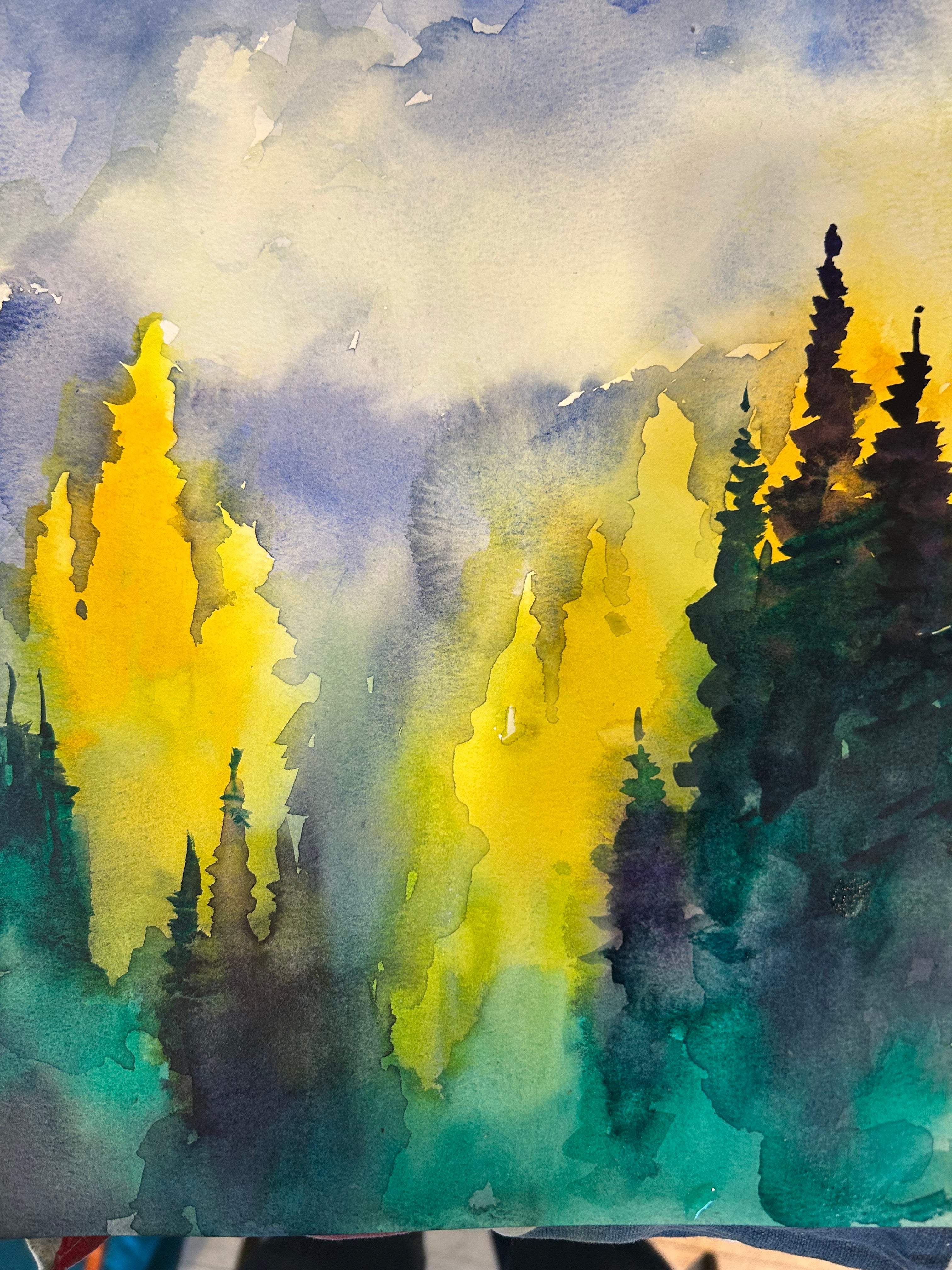 Wet-on-Wet Watercolour Painting
