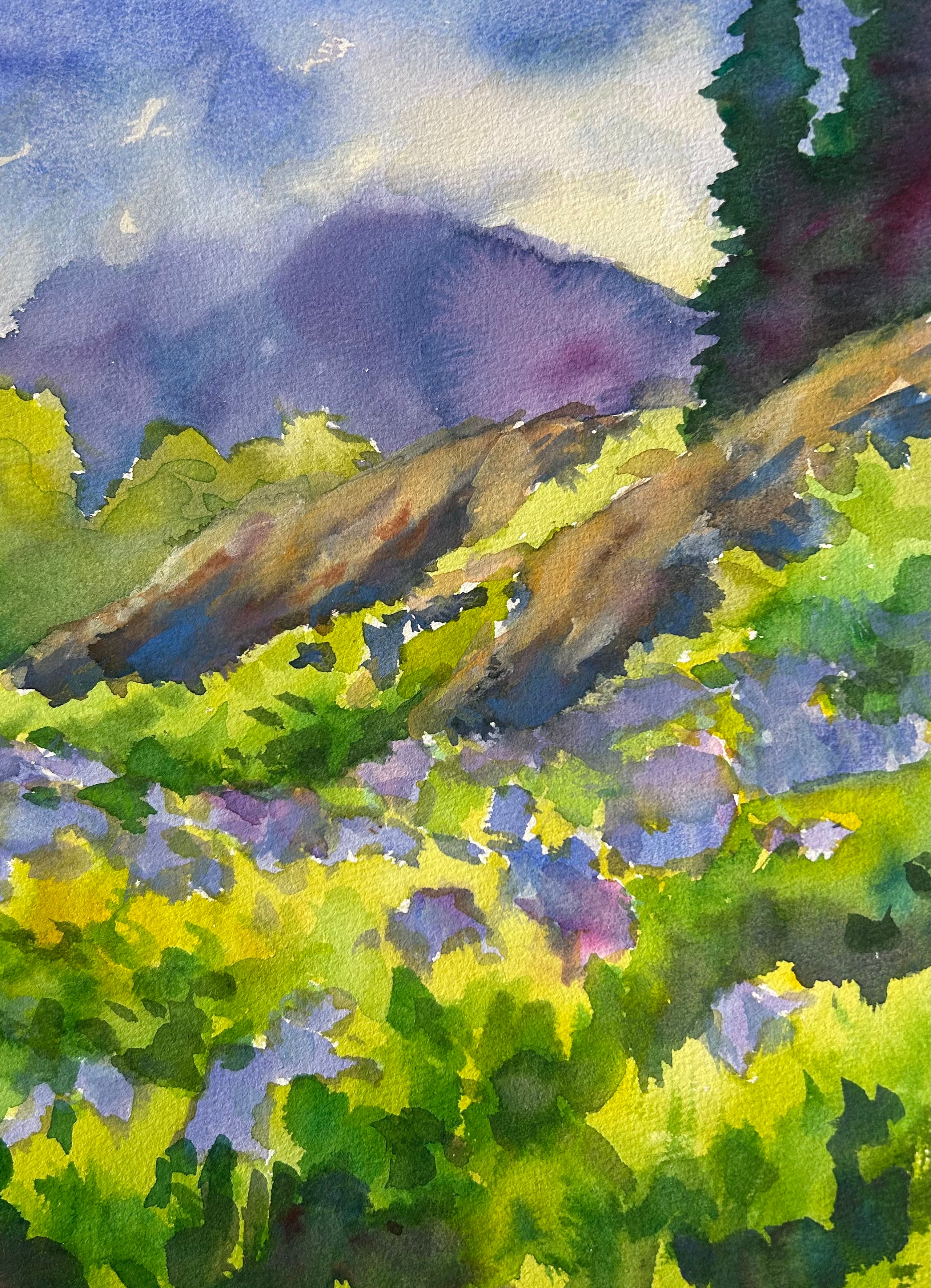 Spring Painting Techniques in Watercolour