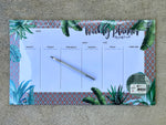 Desk Calendar Undated Weekly