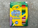Crayola Super Tips Washable Markers Set of 20 Colours