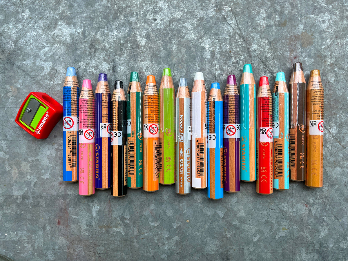 STABILO woody 3-in-1 watercolour pencil assortment