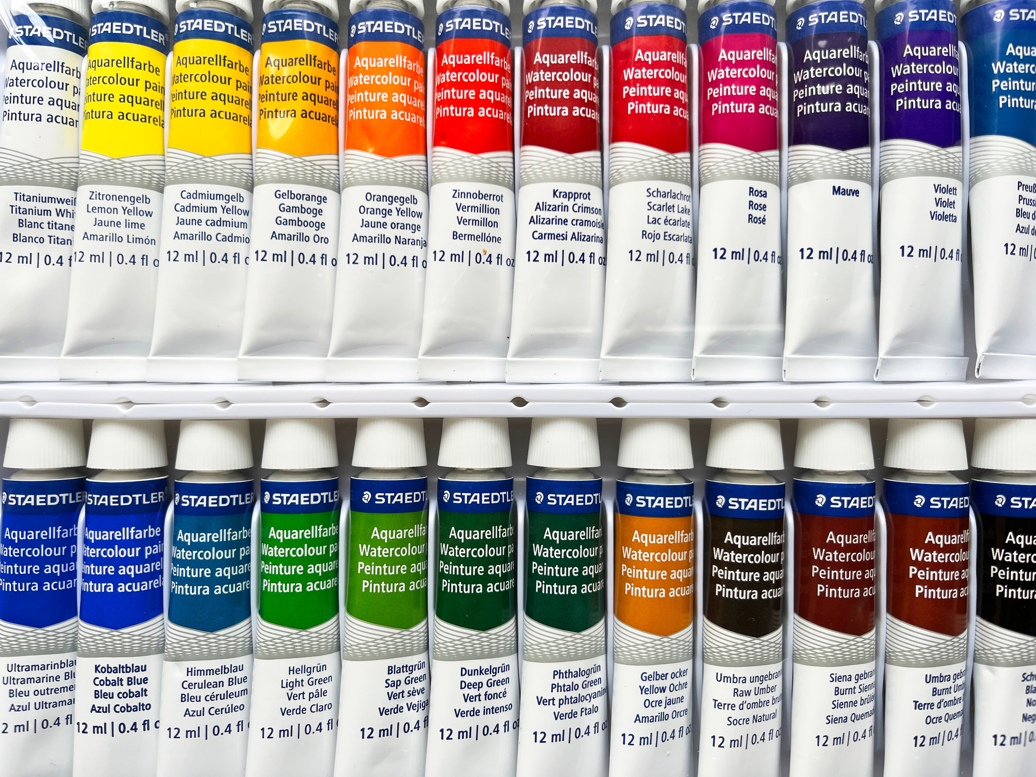 Staedtler Watercolour Paints Set of 24 Tubes