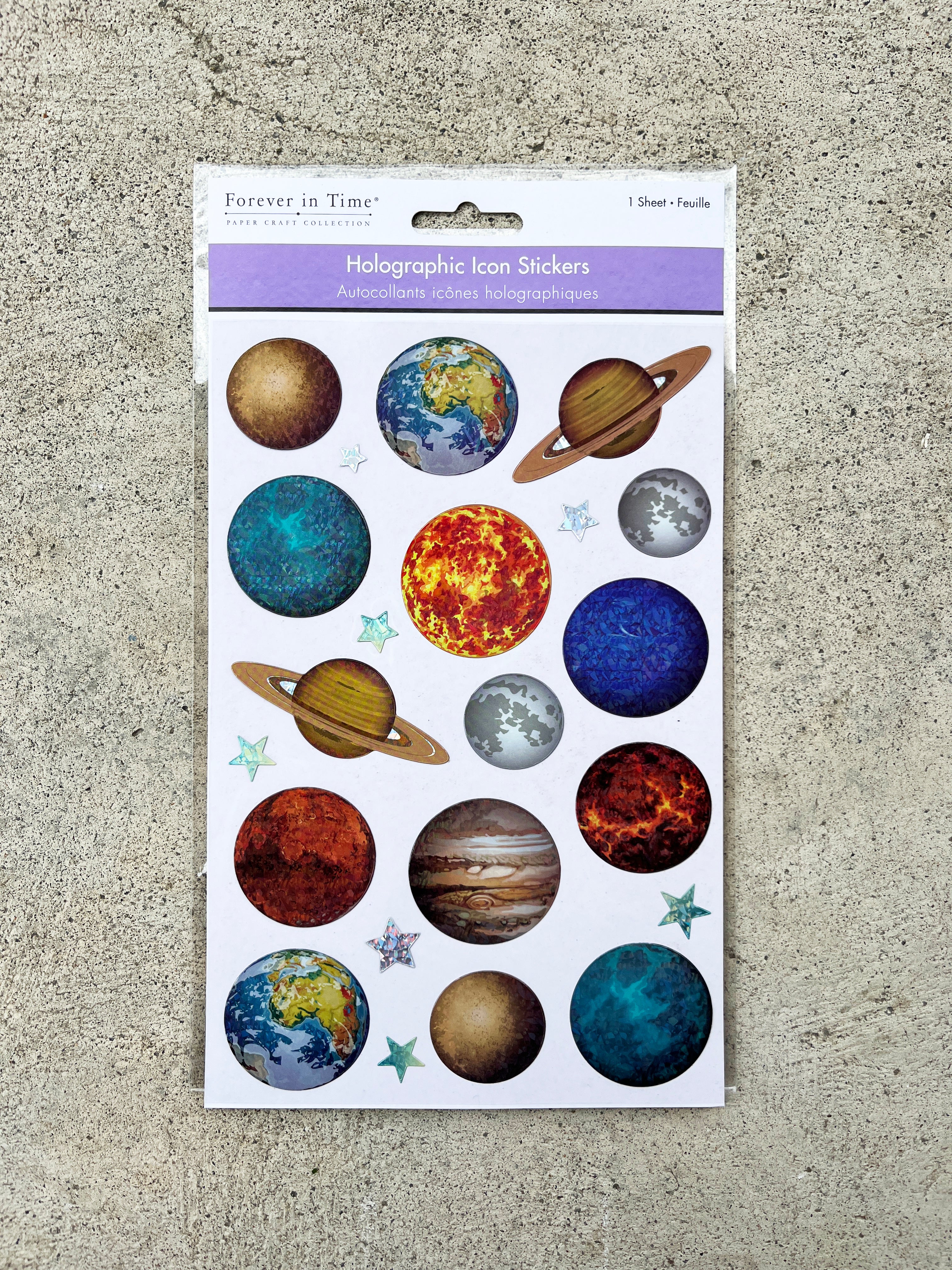 Holographic Stickers / Planets