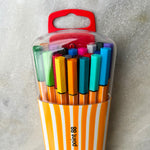 STABILO Fineliner 0.88mm 20-pack Assorted Colours with Case