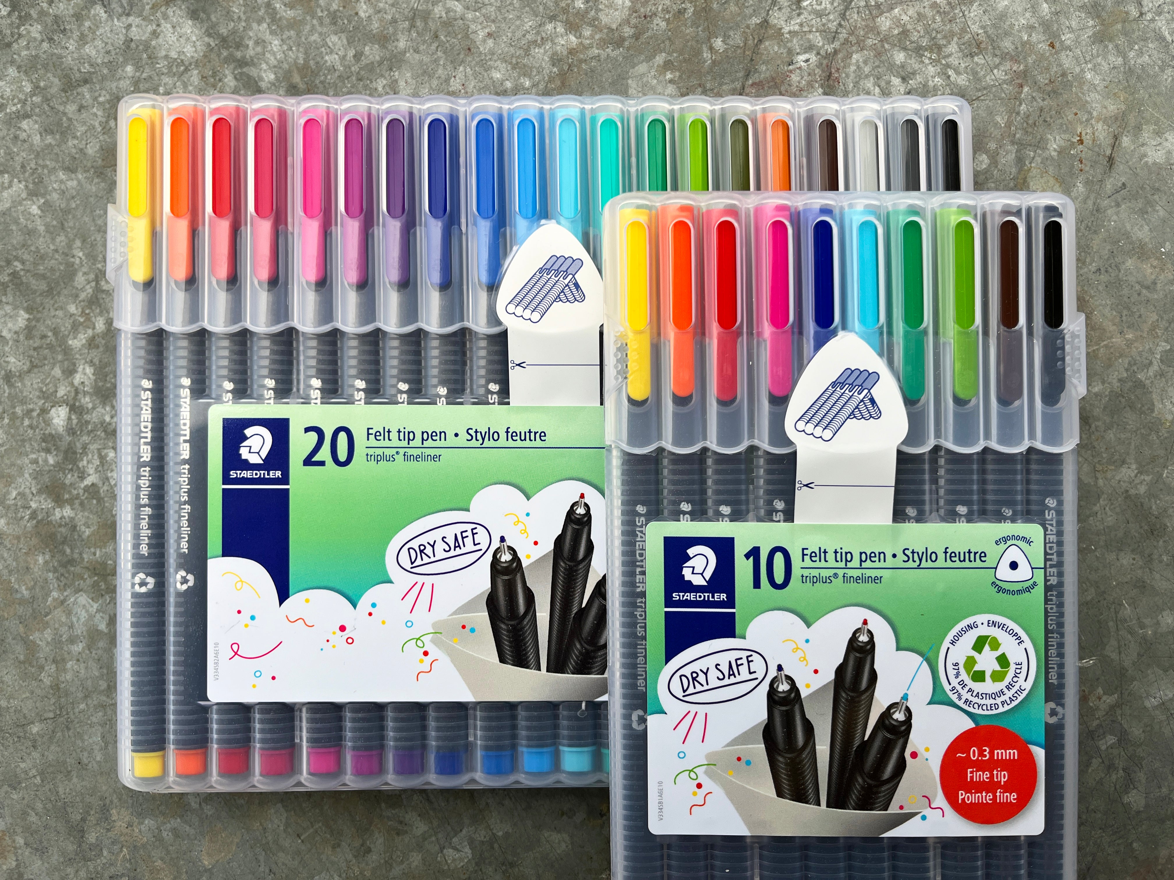Staedtler 0.3mm Fineliner Felt Tip Pen Sets