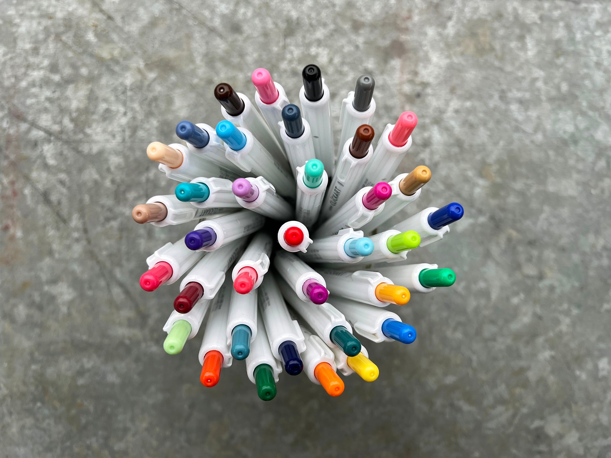 Zebra ClickArt Retractable Marker Pens