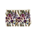 Bruno Visconti Canvas Pencil Pouch, Irises, 8.86 x 5.91 in