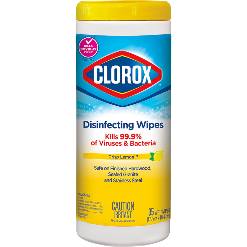 WIPES DISINFECT LEMON FRESH 35
