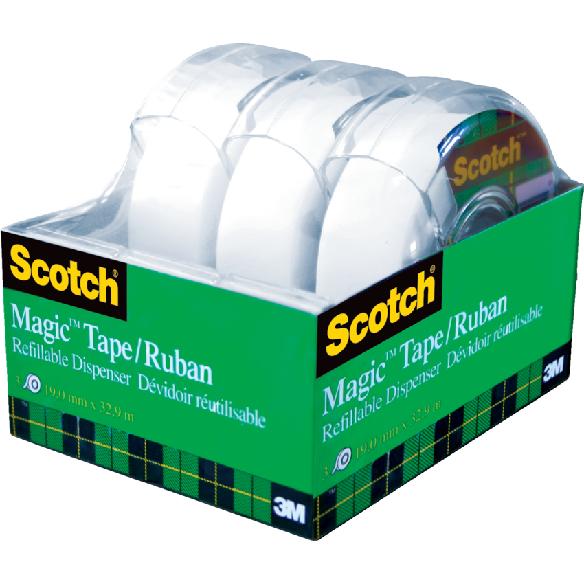TAPE SCOTCH MAGIC 19mmx40m*3pk