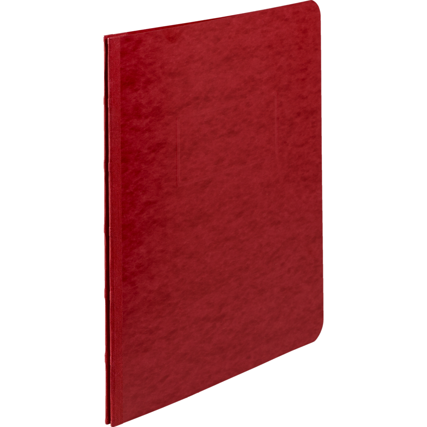 Report Cover Side Bound Ltr Red