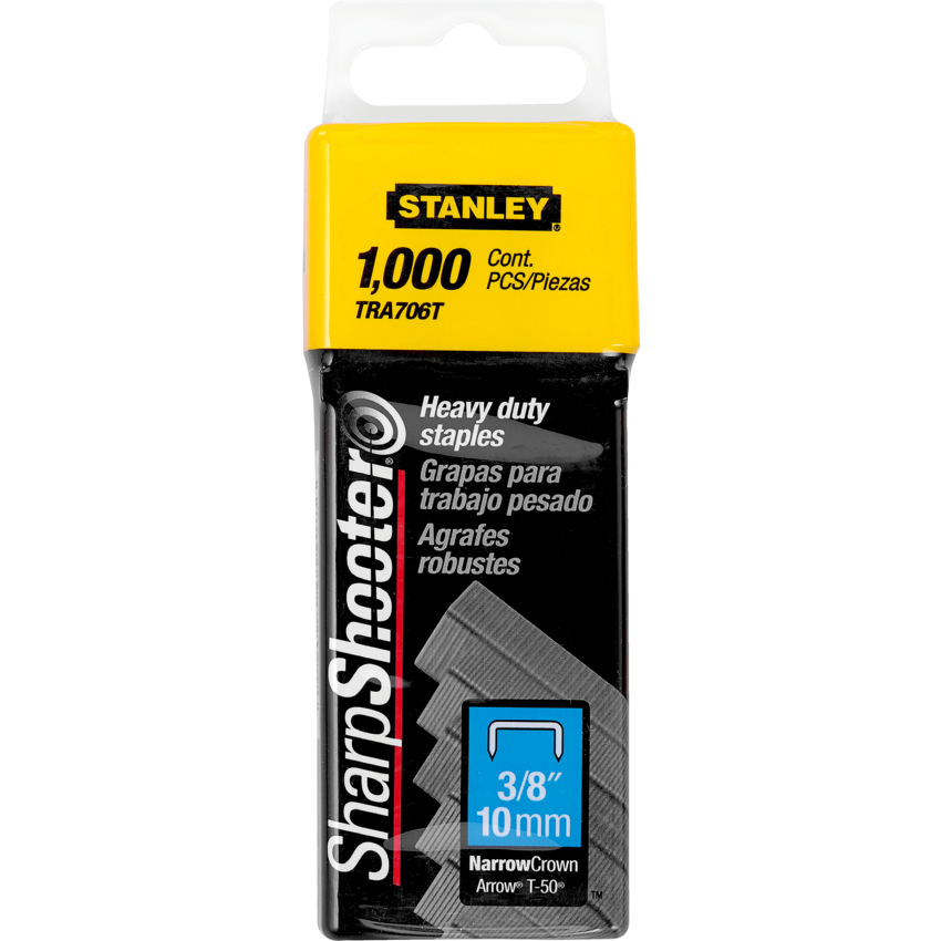 Agrafes robustes Staples 3/8", 1000/boîte