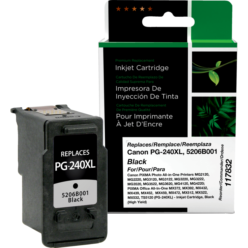 Canon PG-240XL Remanufactured Ink Cartridge — Black