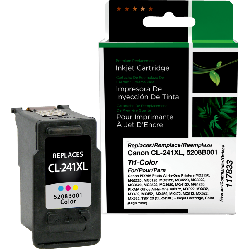 Canon CL-241XL Remanufactured Ink Cartridge — Colour