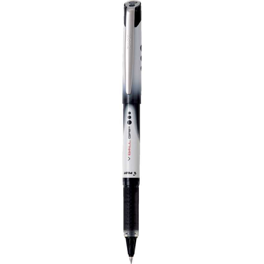 Pilot VBall Grip Rollerball Pen — Fine 0.5 mm, Black