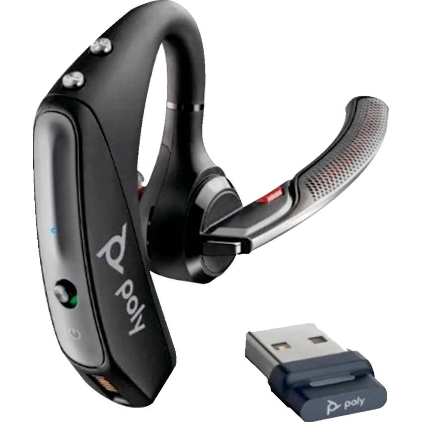 Poly Voyager 5200 UC Bluetooth Headset — Black