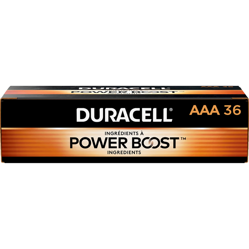 Duracell Coppertop AAA Alkaline Batteries — Box of 36