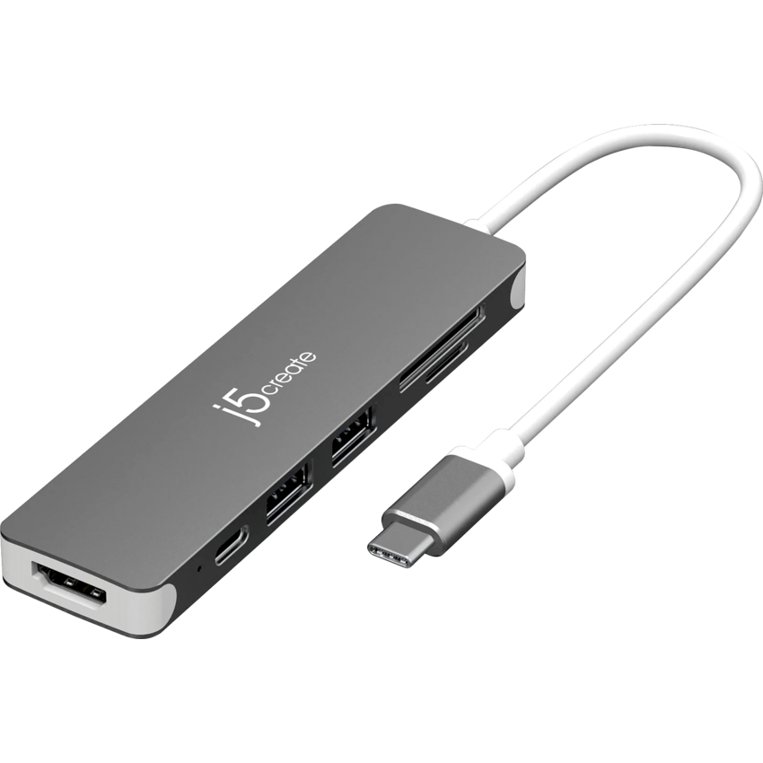 j5create USB-C Multi-Port Hub — HDMI, Grey