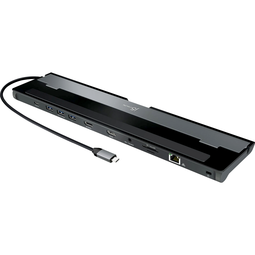 j5create USB-C Dual HDMI Docking Station — Black