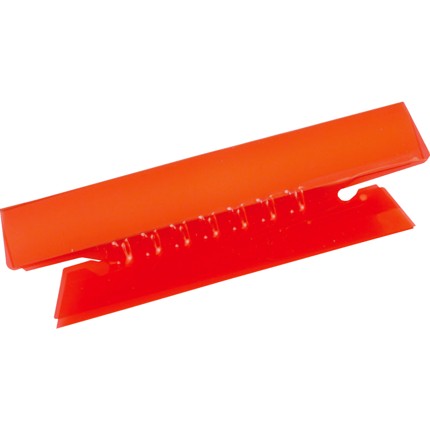 Oxford Flexible Insertable Tabs — 3-1/2 in., Red, 25/Pack