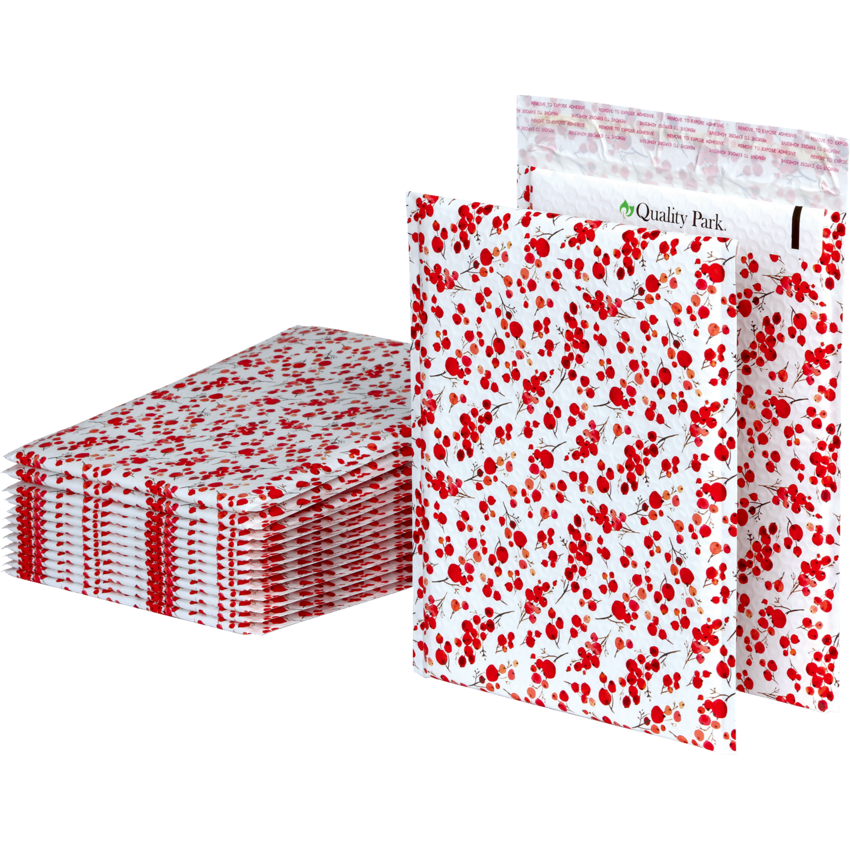 Mailer Bubble Brry 8.5"x11" 25/box
