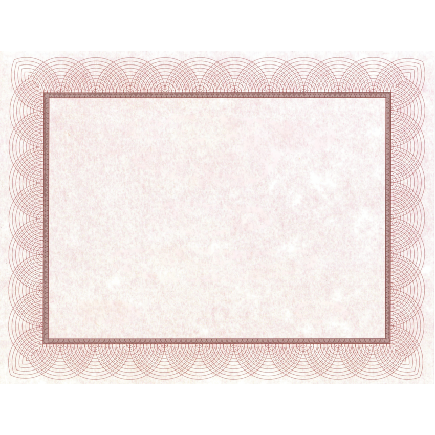 St. James Regent Certificates — Red & Silver, 100-Pack