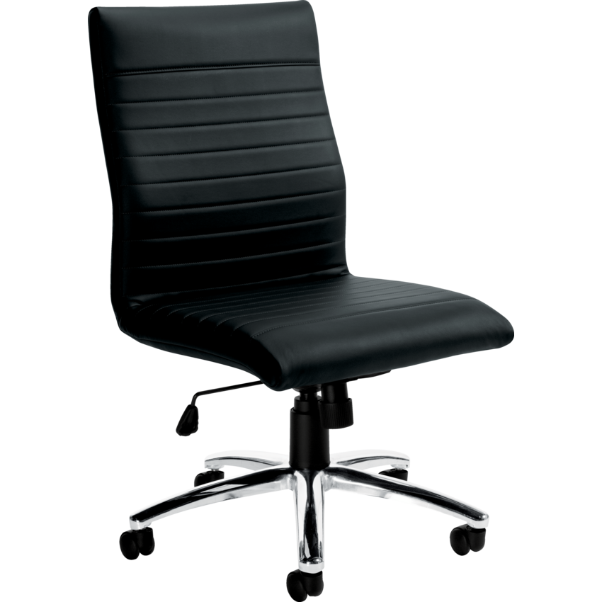Chaise Tltr Ultra HBk sans accoudoirs Lxhd noire
