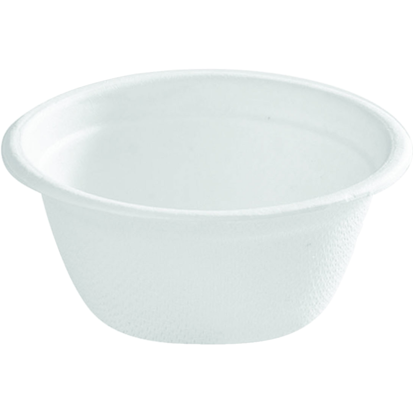 Globe Compostable Portion Cups — 2 oz, White, Pack of 100