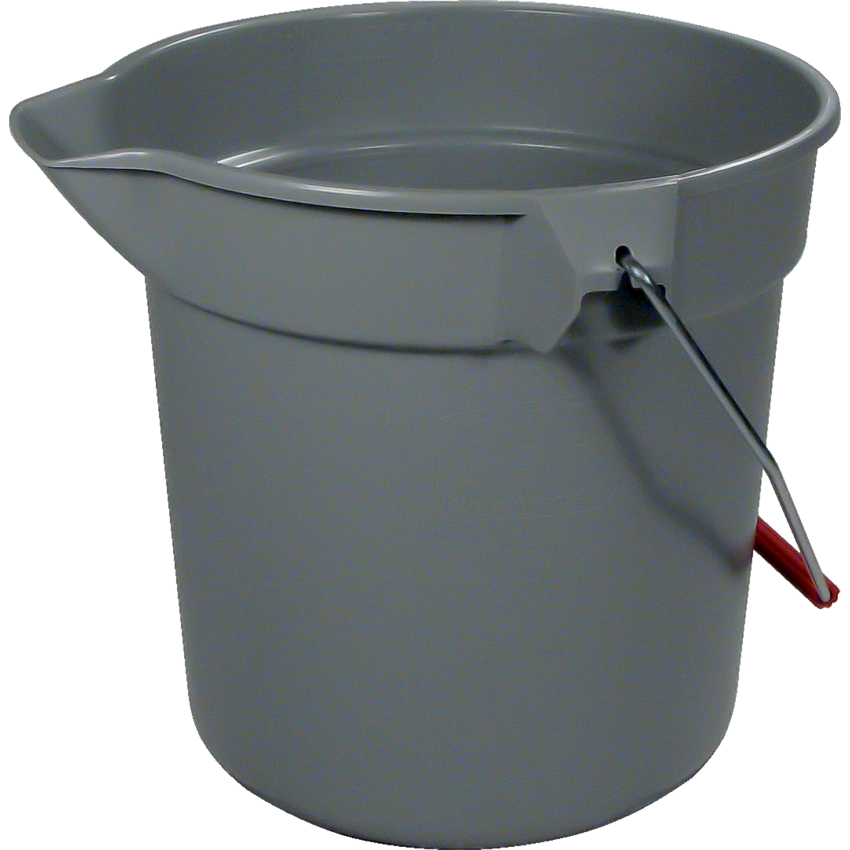 BUCKET,ROUND,10QT,GREY