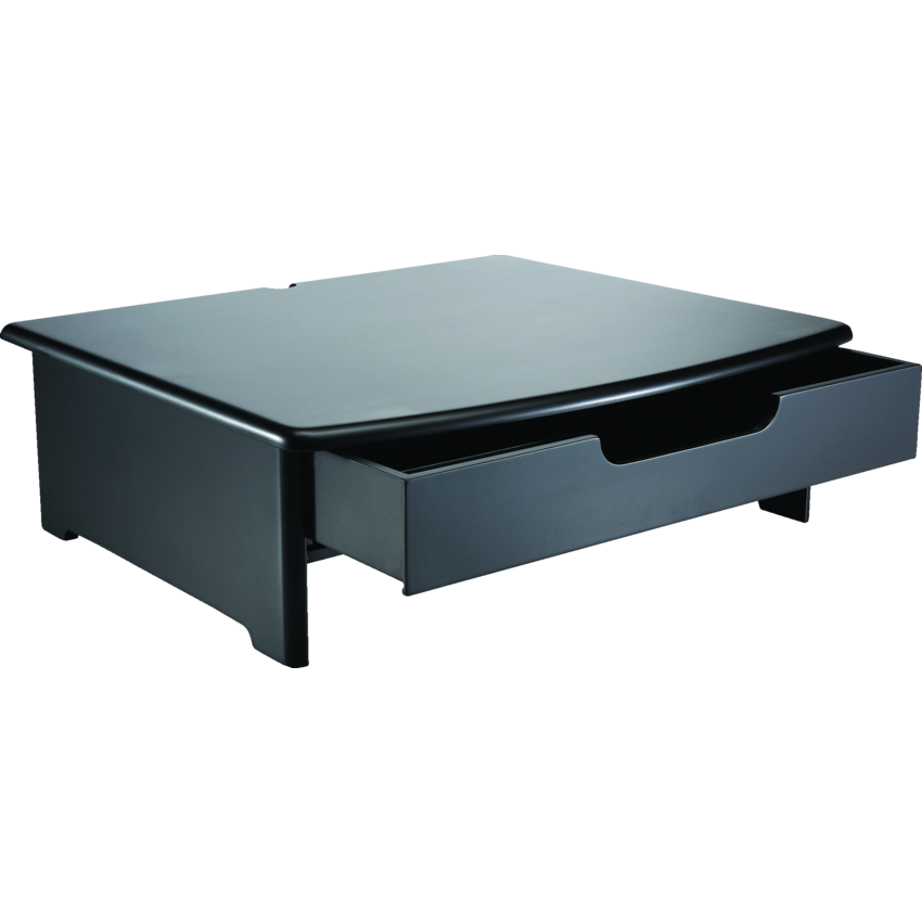 Rolodex Wood Tones Monitor Stand — Black
