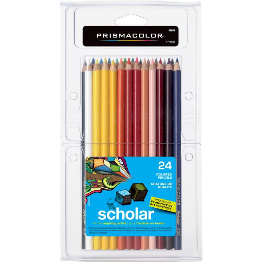 Prismacolor Scholar Coloured Pencils — 24-Colour Set
