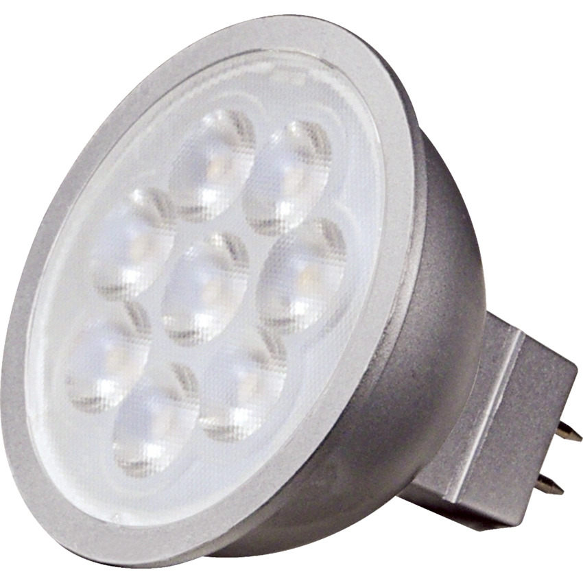 Satco LED Light Bulb — MR16, 6.5W, GU3 Base, Dimmable