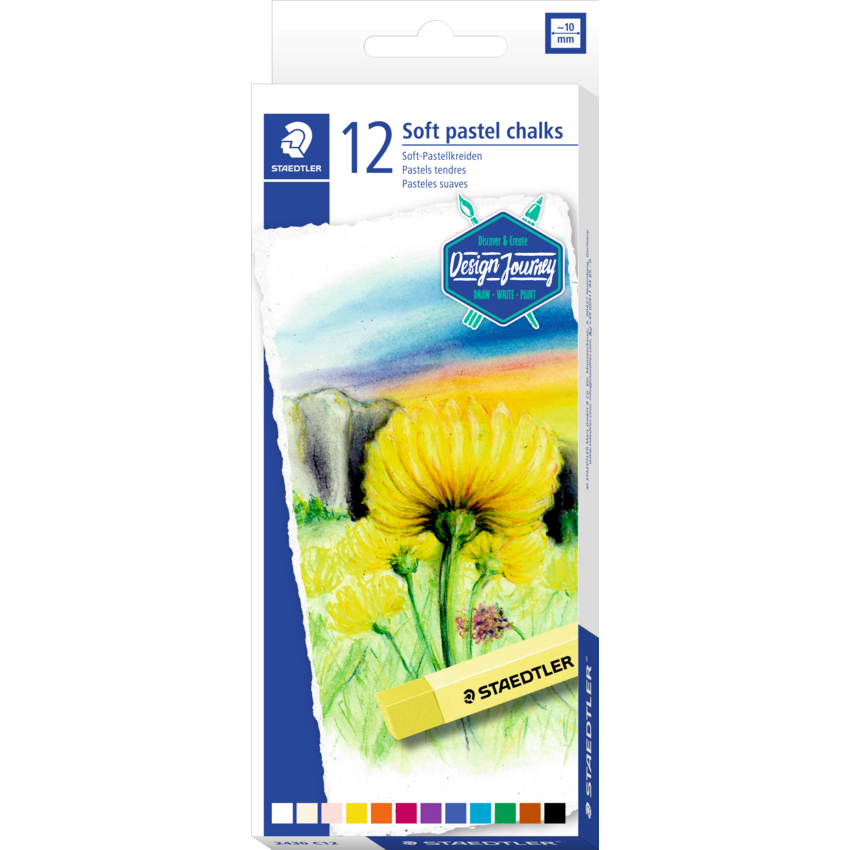 SOFT PASTEL CHALKS ASST 12/ST