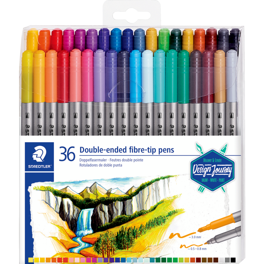 FEUTRES POINTE DOUBLE 36/PAQ