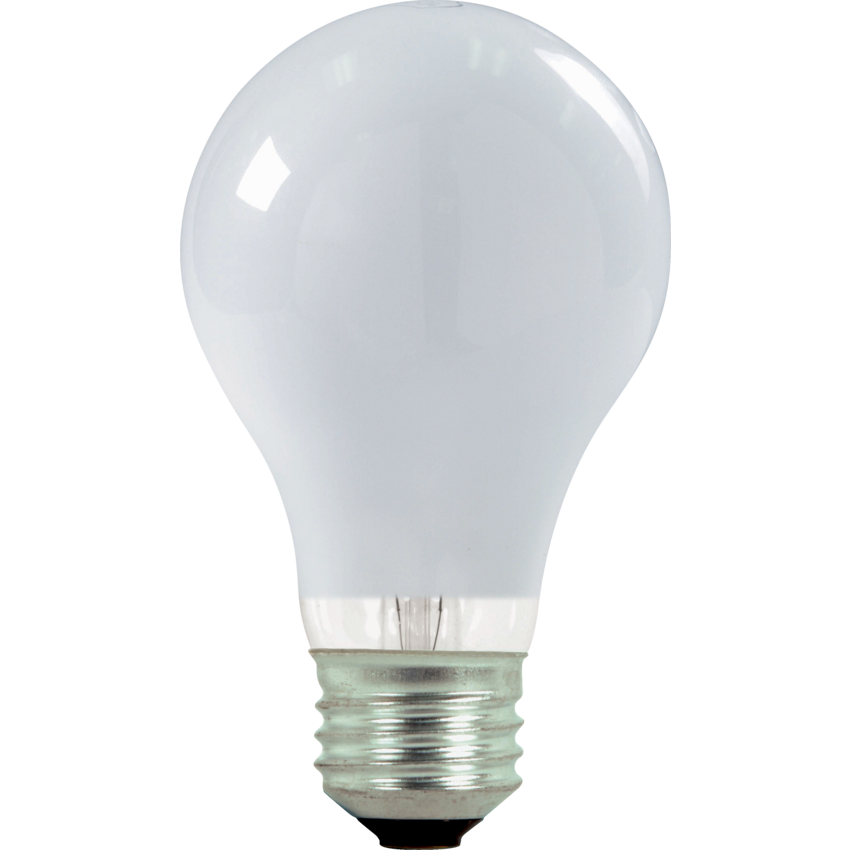 Satco Halogen Light Bulb — A19, 43W, 2-Pack