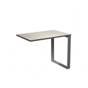Heartwood Levels Return with Loop Leg 24" x 36" Pure White Top/Silver Leg