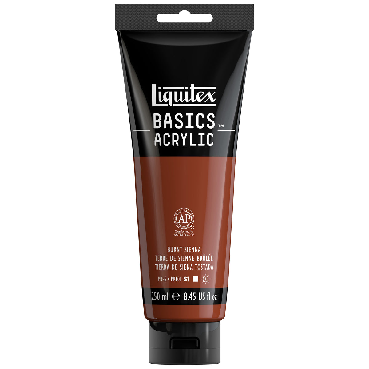 Liquitex BASICS Acrylic 250 ml Burnt Sienna (WNX4385127)