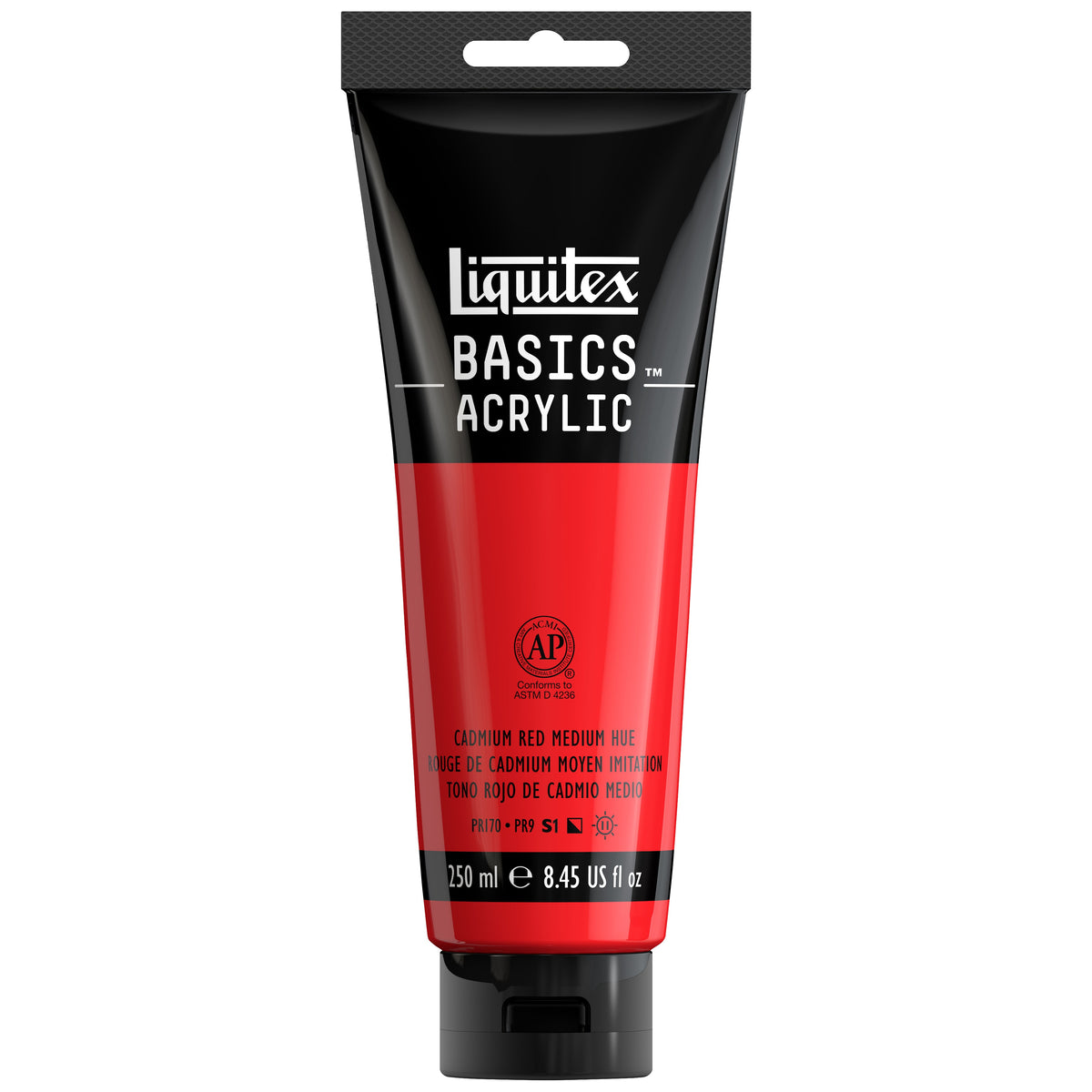 Liquitex BASICS Acrylic 250 ml Cadmium Red Medium Hue (WNX4385151)