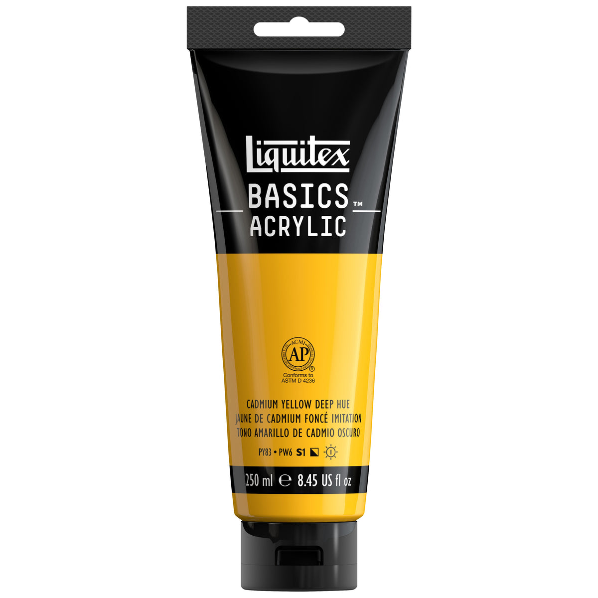 Liquitex BASICS Acrylic 250 ml Cadmium Yellow Deep Hue (WNX4385163)