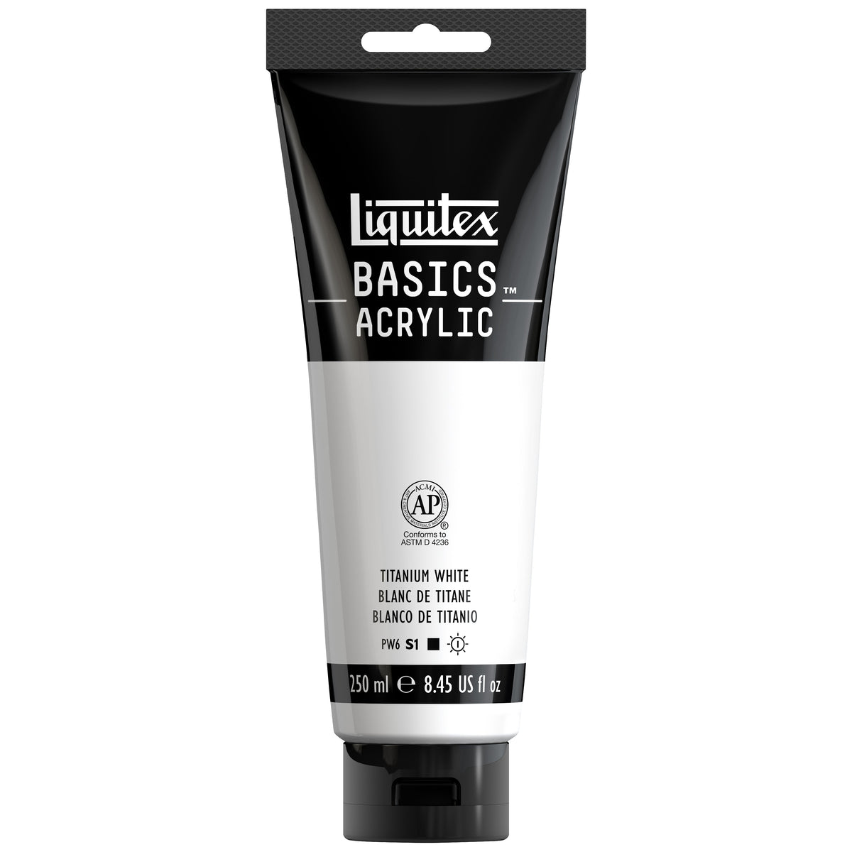 Liquitex BASICS Acrylic 250 ml Titanium White (WNX4385432)