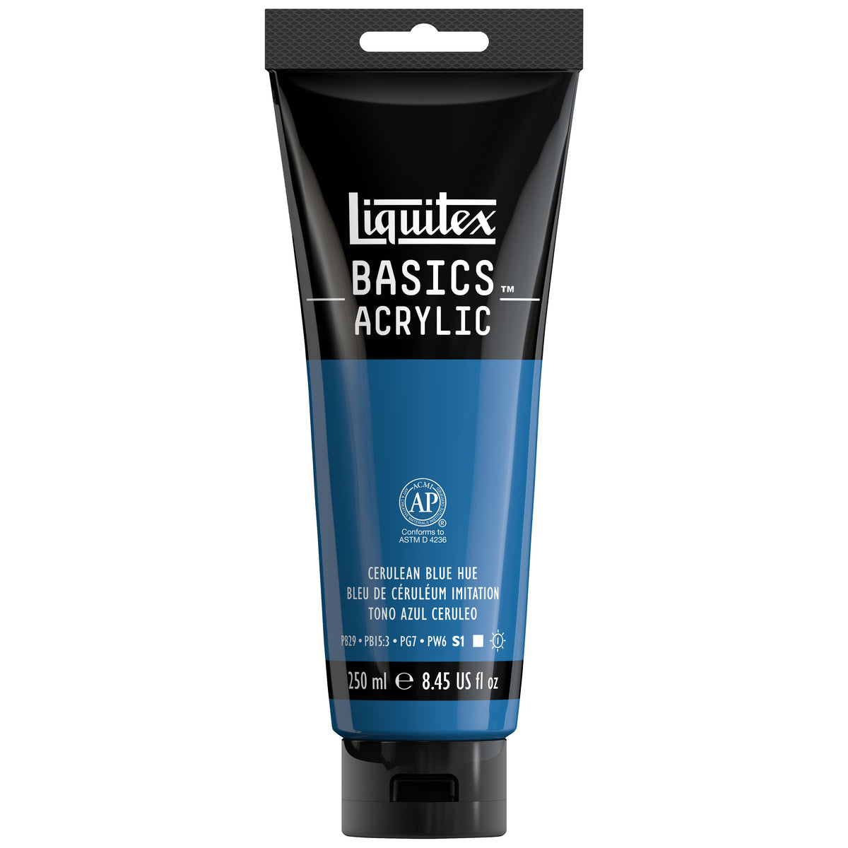 Liquitex BASICS Acrylic 250 ml Cerulean Blue Hue (WNX4385470)
