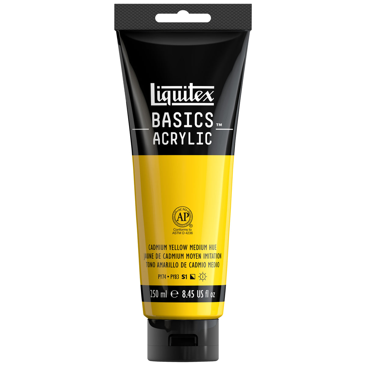 Liquitex BASICS Acrylic 250 ml Cadmium Yellow Medium Hue (WNX4385161)