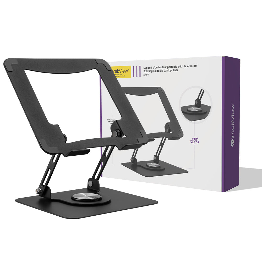 IntekView Steel Laptop Holder / Foldable with 360° Rotation / LR150
